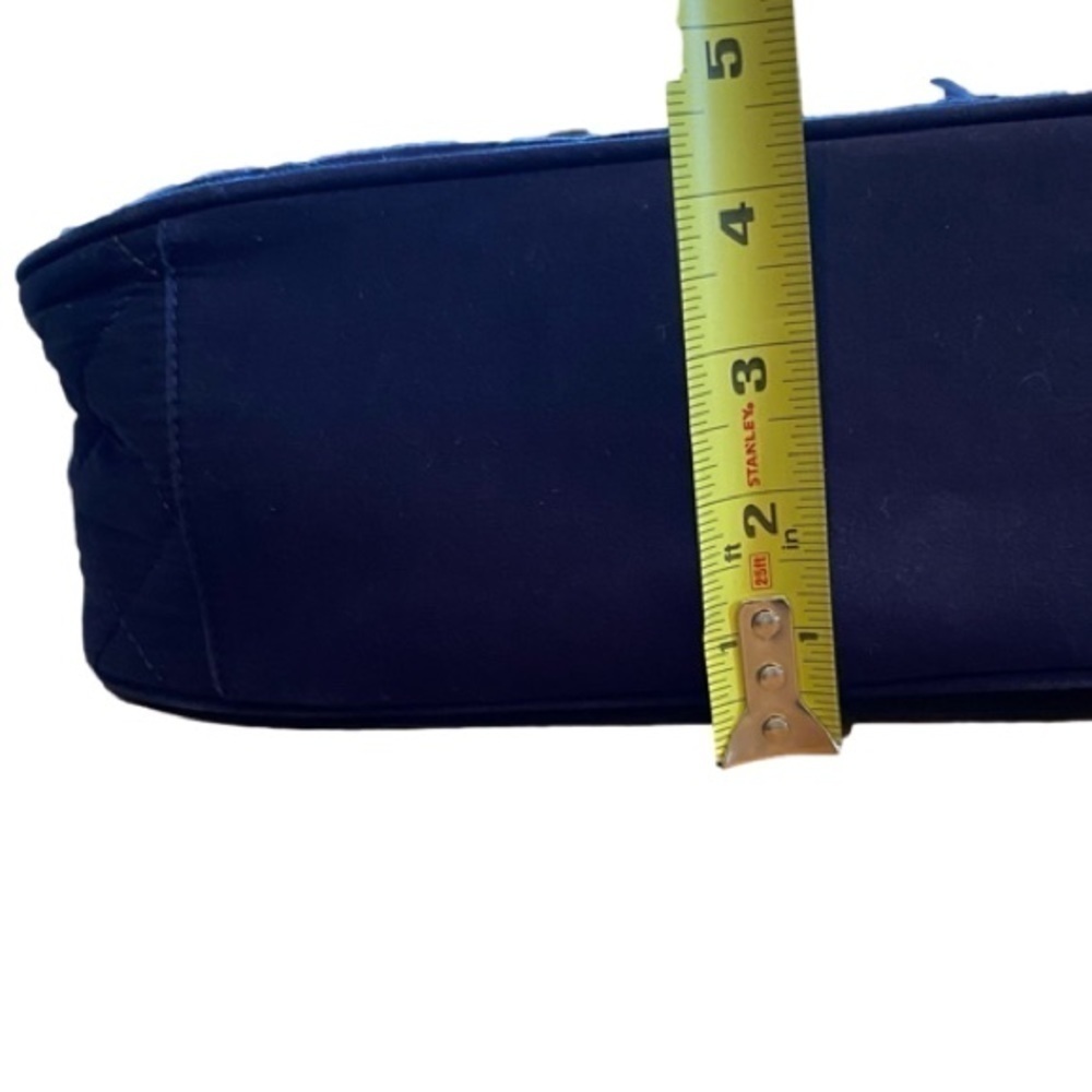 TRAVELON Anti-Theft RFID-Blocking Quilted Shoulder Tote Bag, Navy Blue - Picture 13 of 16
